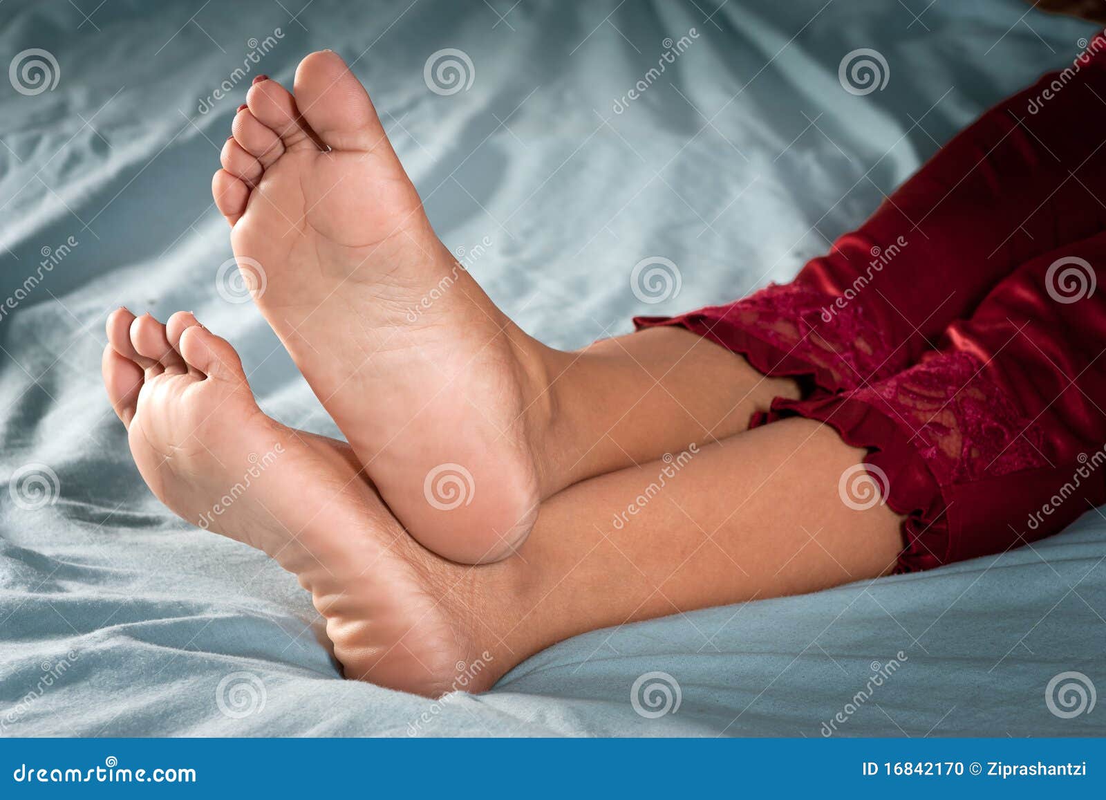 Indian girl foot soles