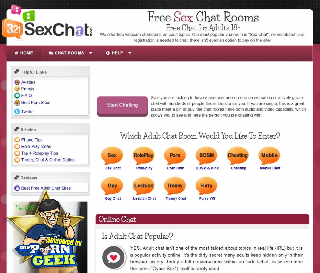 Free adult chat rooms