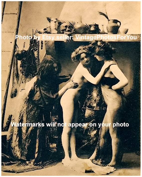 Vintage masquerade ball nude