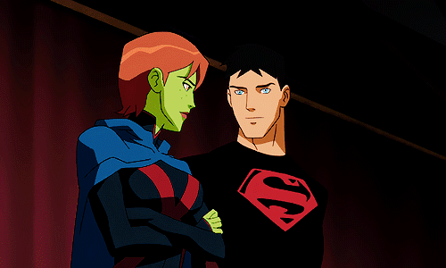 Young justice miss martian and superboy