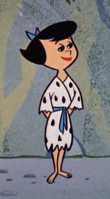 Betty rubble cartoon character