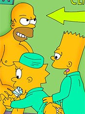 Simpsons homer bart porn
