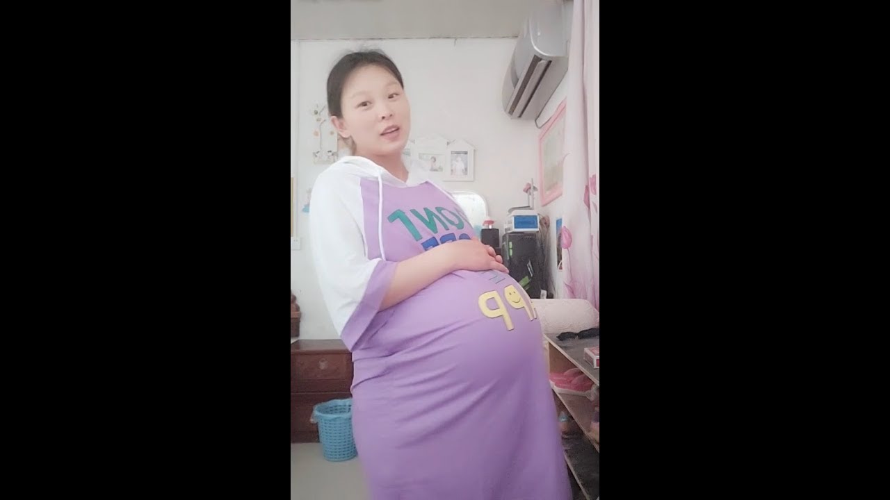 Cute chinese girl big belly