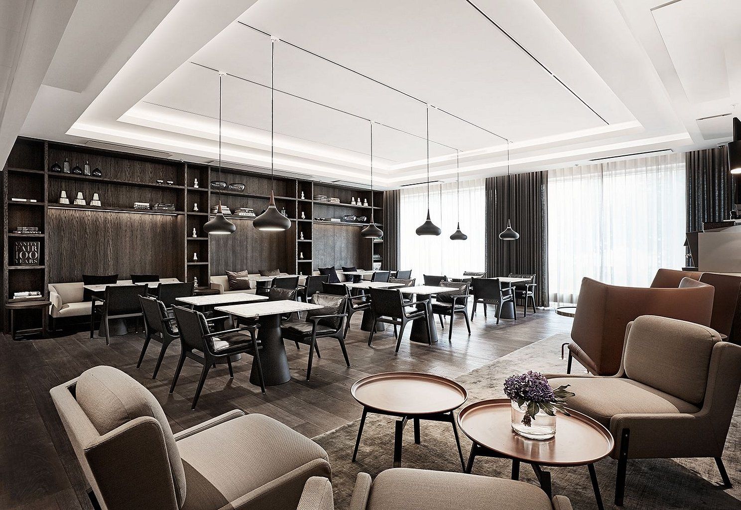 Restaurant lounge furniture design