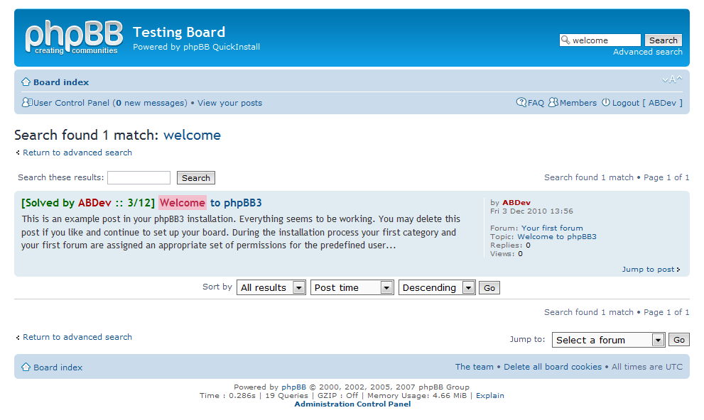 Extreme pissing powered by phpbb