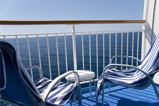 Cruise ship balcony nude
