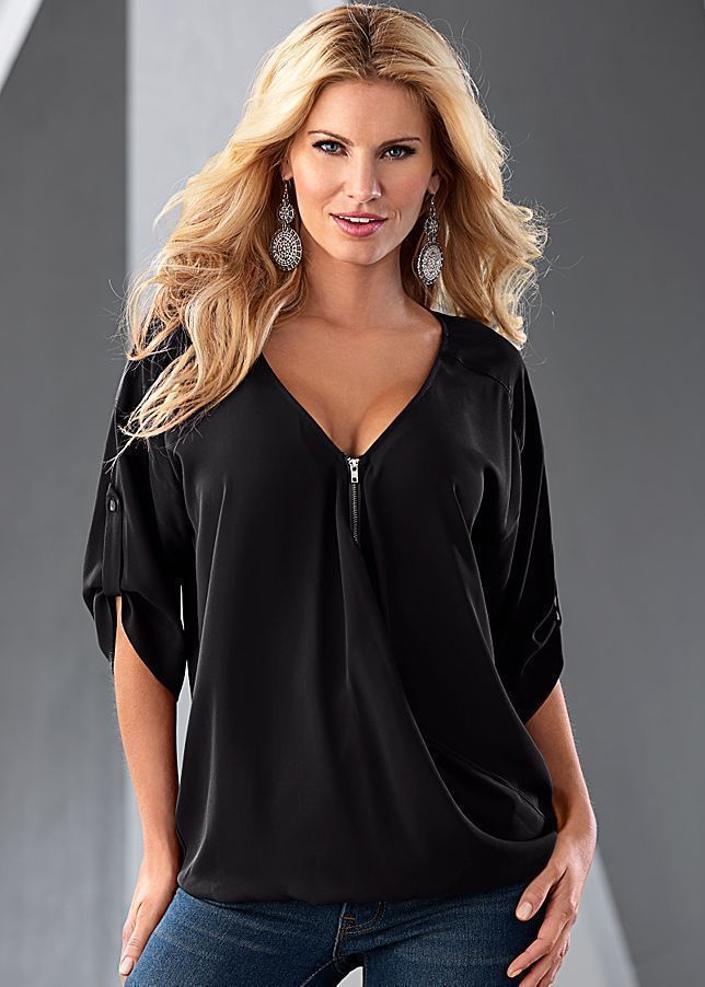 Sexy top for plus size woman