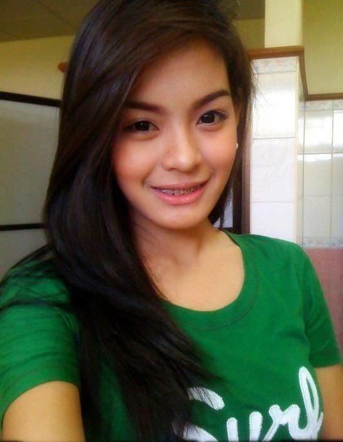 Cute filipina teen selfie