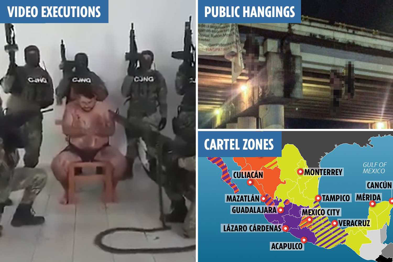Women tortured by mexican drug cartel