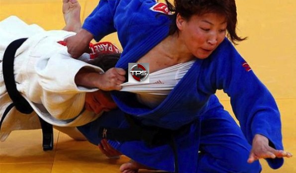 Olympic judo nip slip