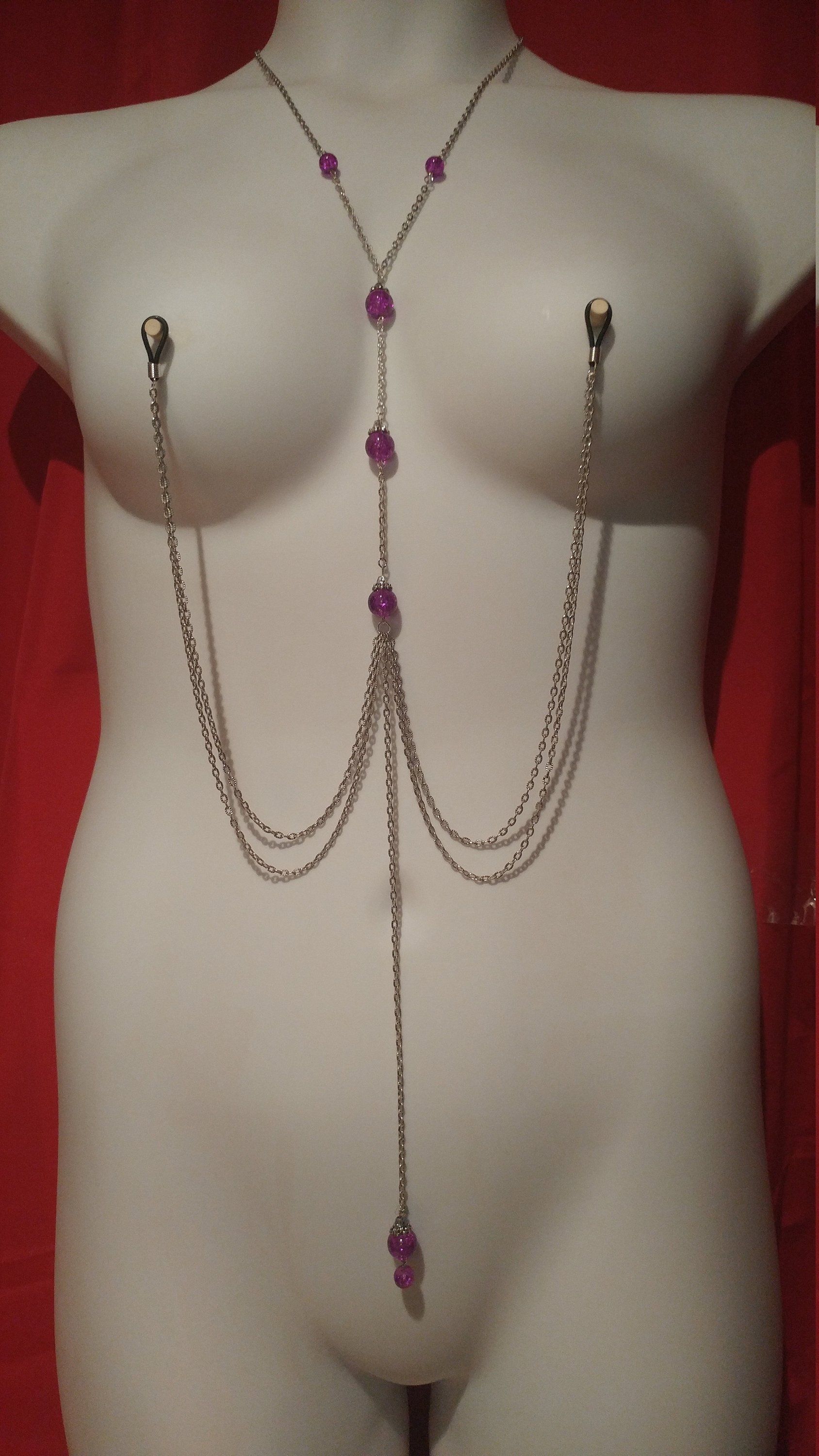 Non piercing nipple and clit jewelry