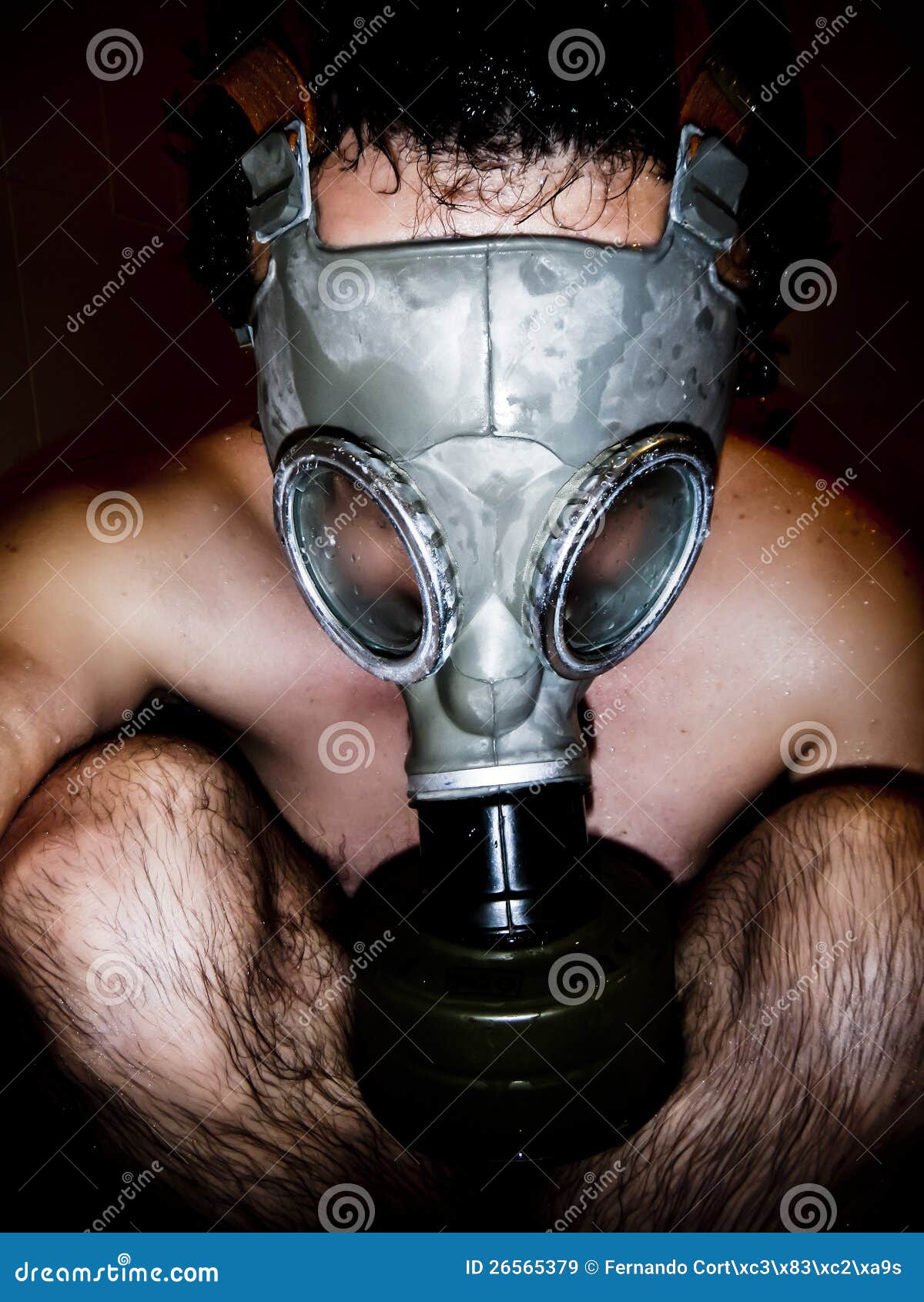 Gas mask mask nude