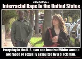 Black man raping white woman