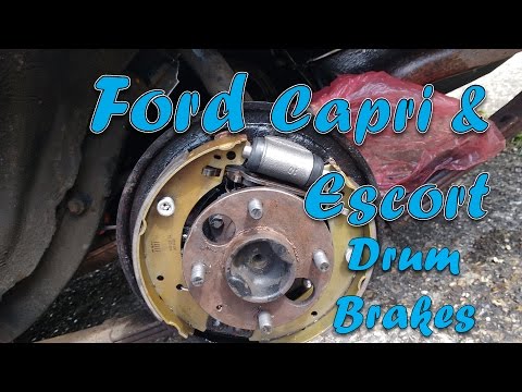 Changing brake pads on escort
