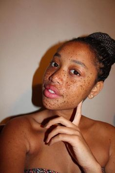 Nude black girls with freckles