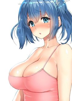 Naked anime girl with big boobs