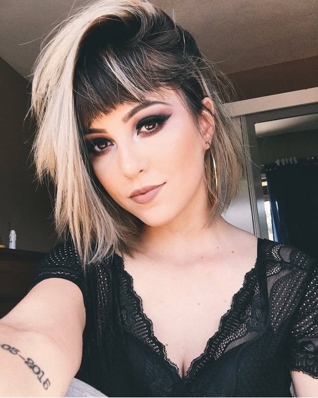 Short hair busty teen