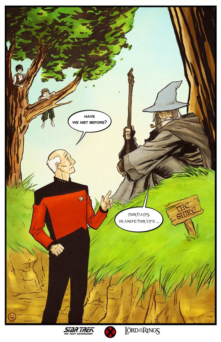 Lord of the rings star trek crossover