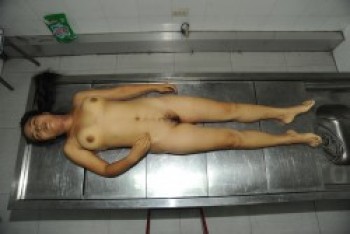 Chinese dead girl morgue