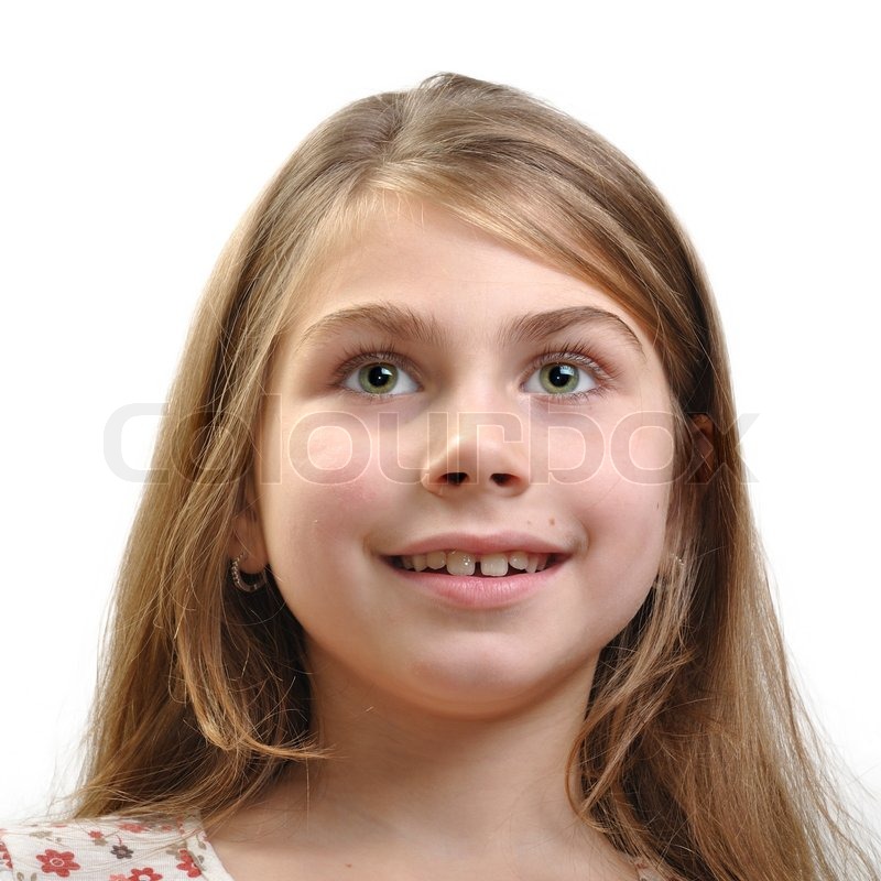 Young teen girl facial