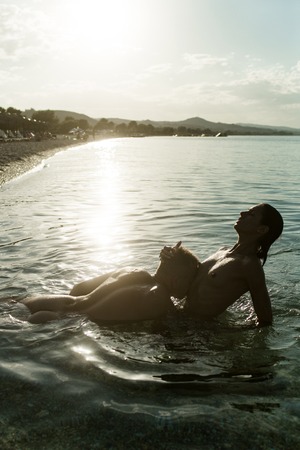 Beach nude couples having sex