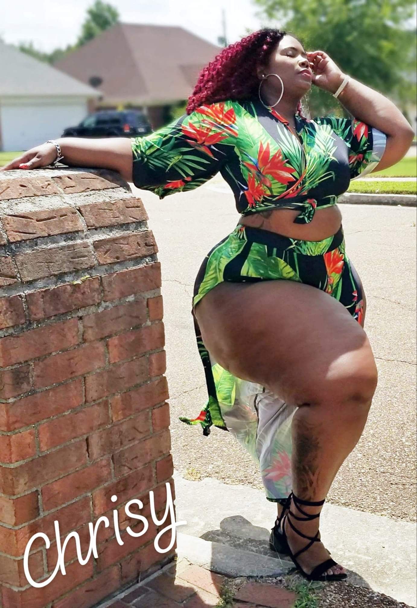 Mature with big sexy thighs