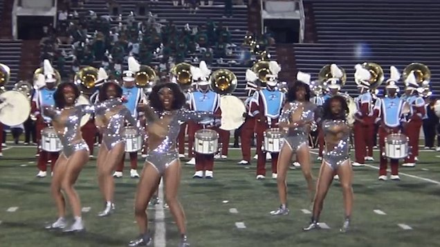 Marching band girls naked