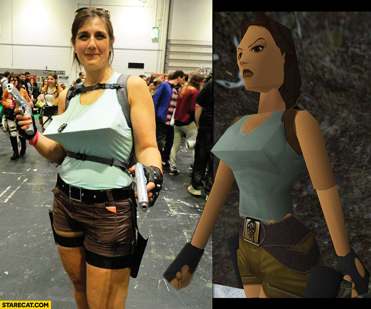 Lara croft tomb raider cosplay