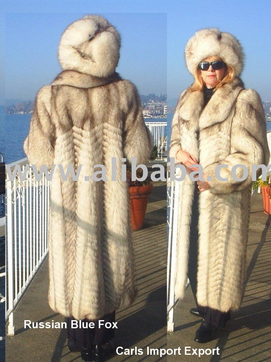 Russian women in fur coats