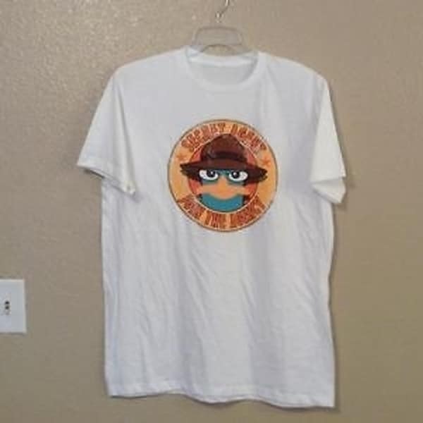 Adult phineas and ferb shirt