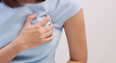 Sharp pain on side of breast