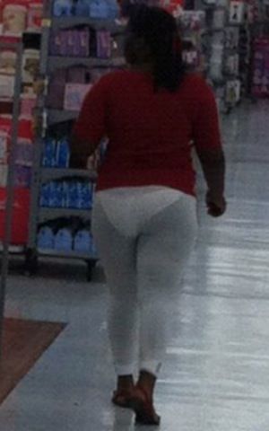 See through white panties and leggings