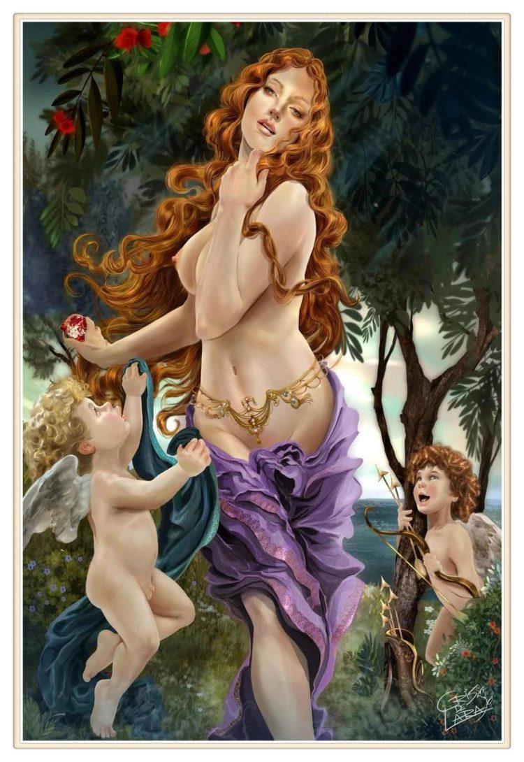 Greek goddess aphrodite nude