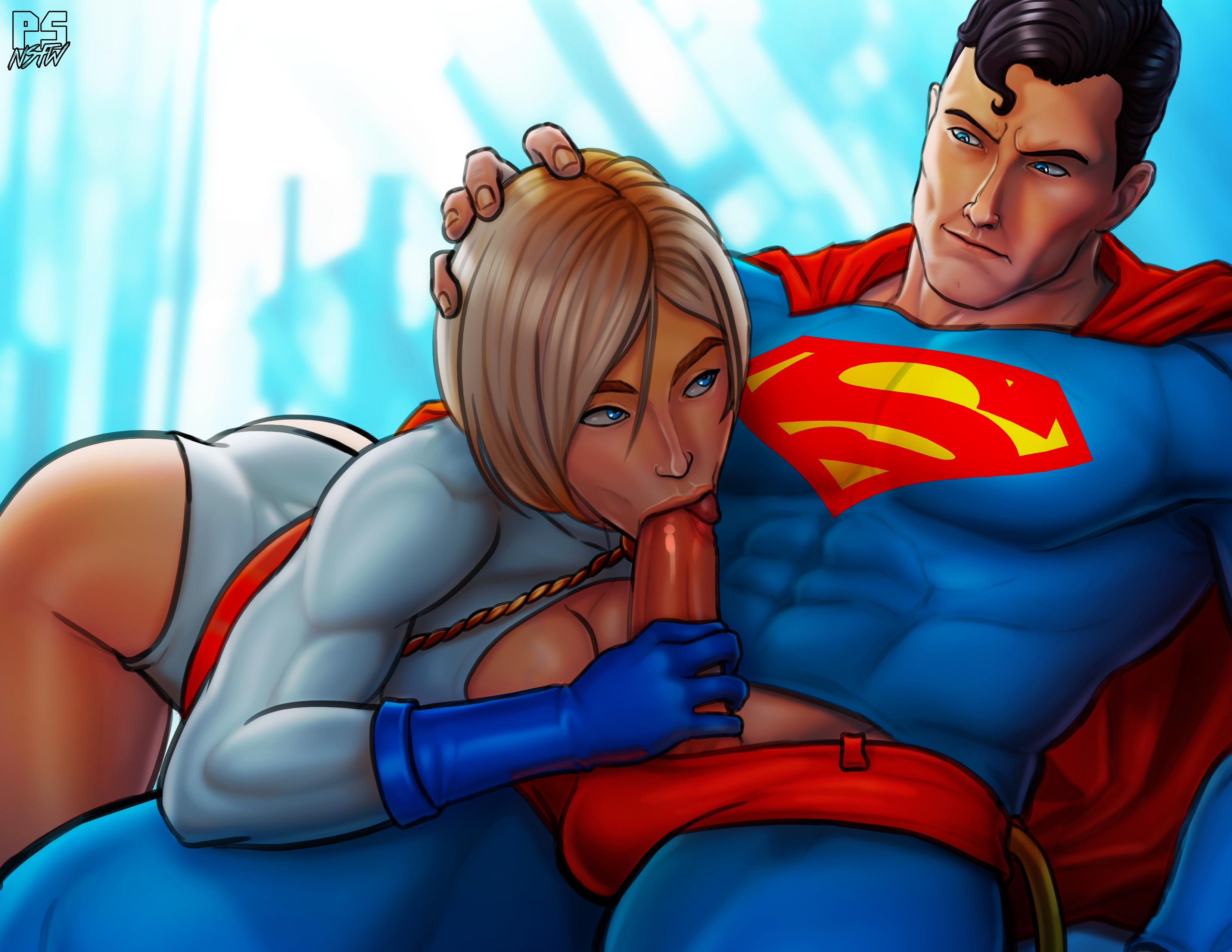 Superman power girl porn