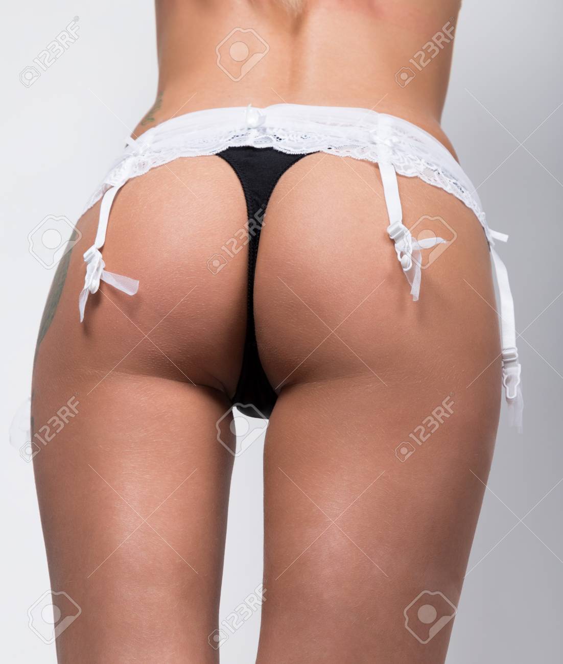 See through panties ass