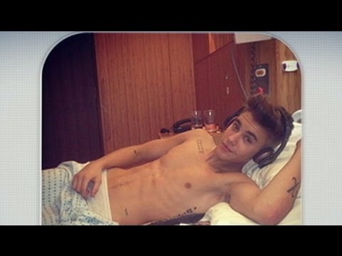 Justin bieber shirtless hospital