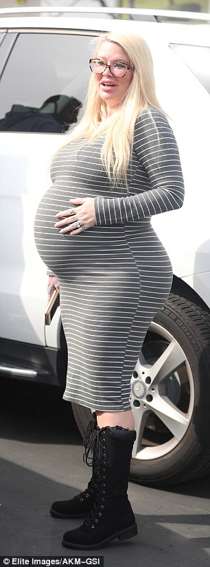 Jenna jameson pregnant belly