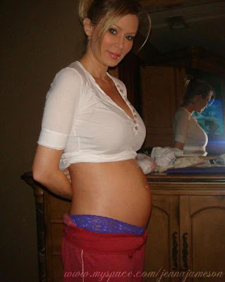 Jenna jameson pregnant belly