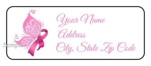Breast cancer return address label