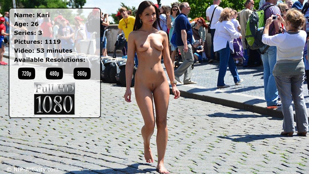 Naked on public streets