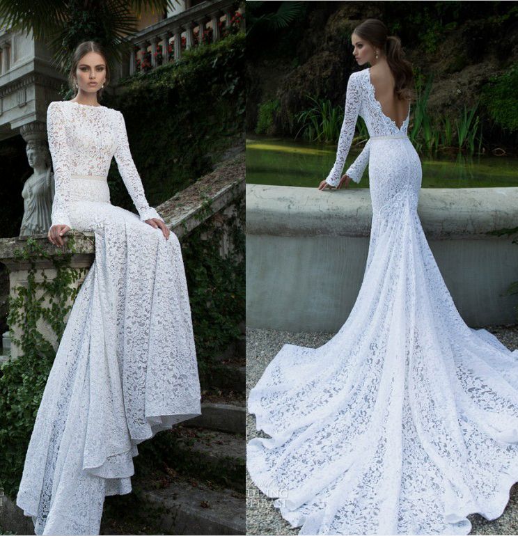 Vintage lace white dress