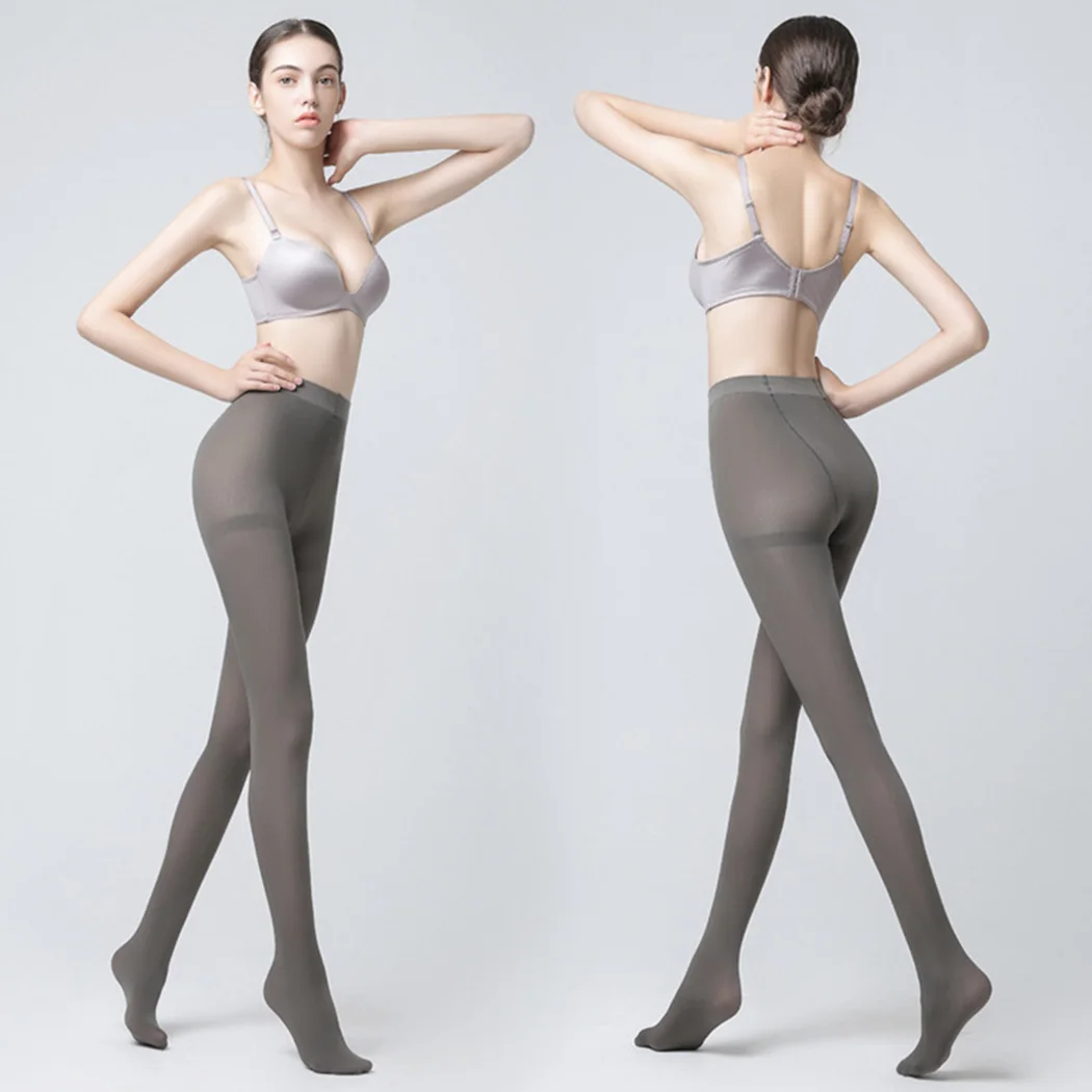 Slender skinny models in pantyhose tights