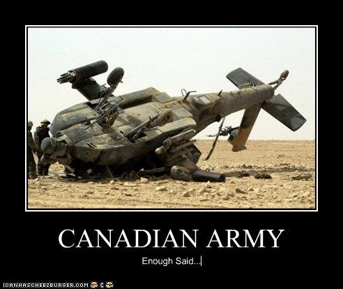 Canadian army funny memes
