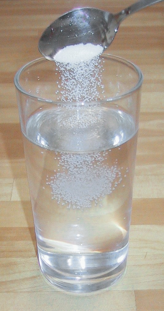 Salt and water mixture