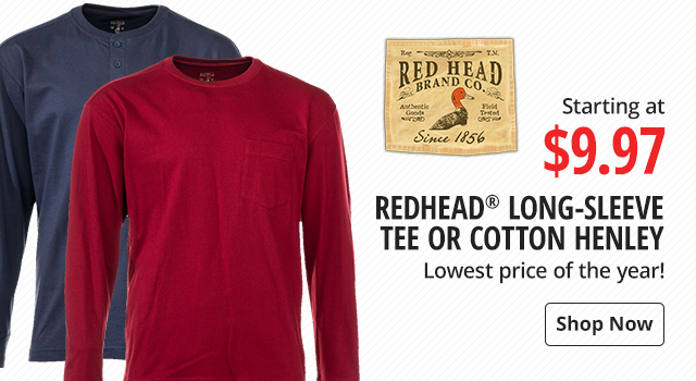 Discontinued redhead brand shirts