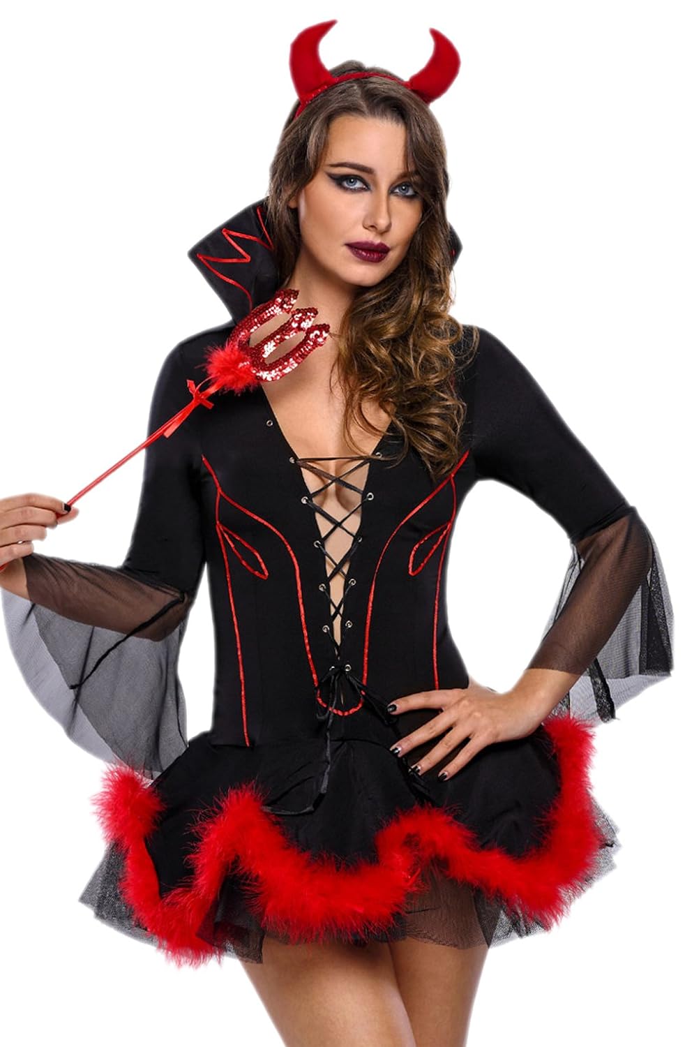 Sexy halloween costumes devil woman