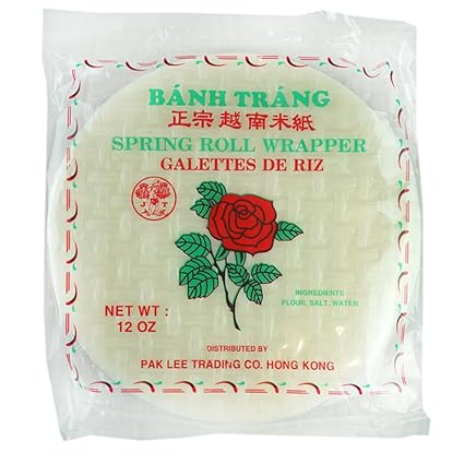 Asian market rice paper wrappers