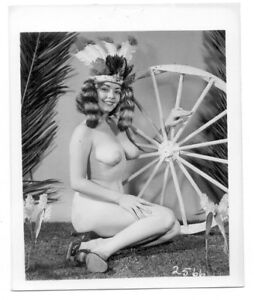 Vintage masquerade ball nude