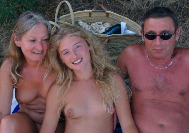 Naked mom and dad