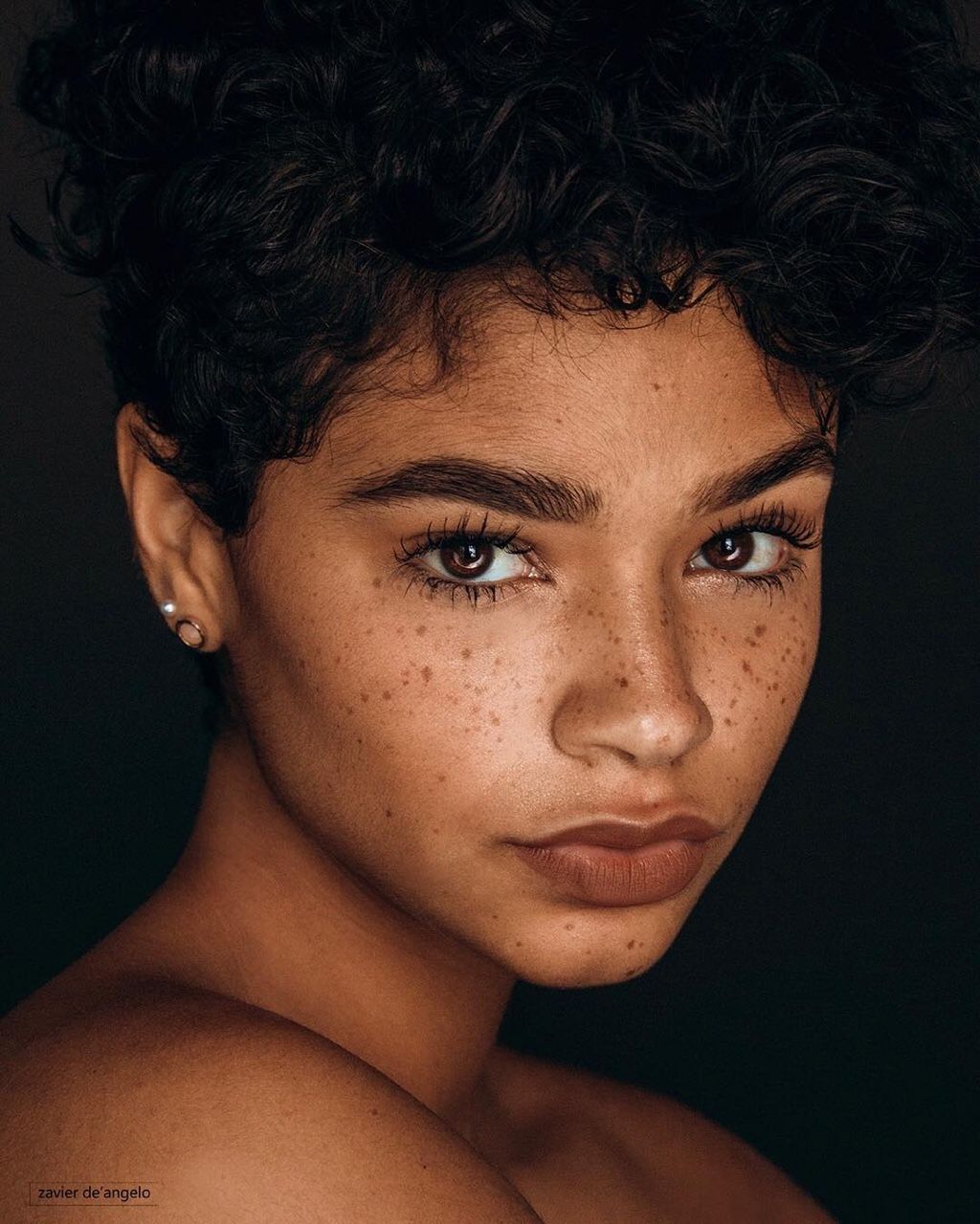 Nude black girls with freckles